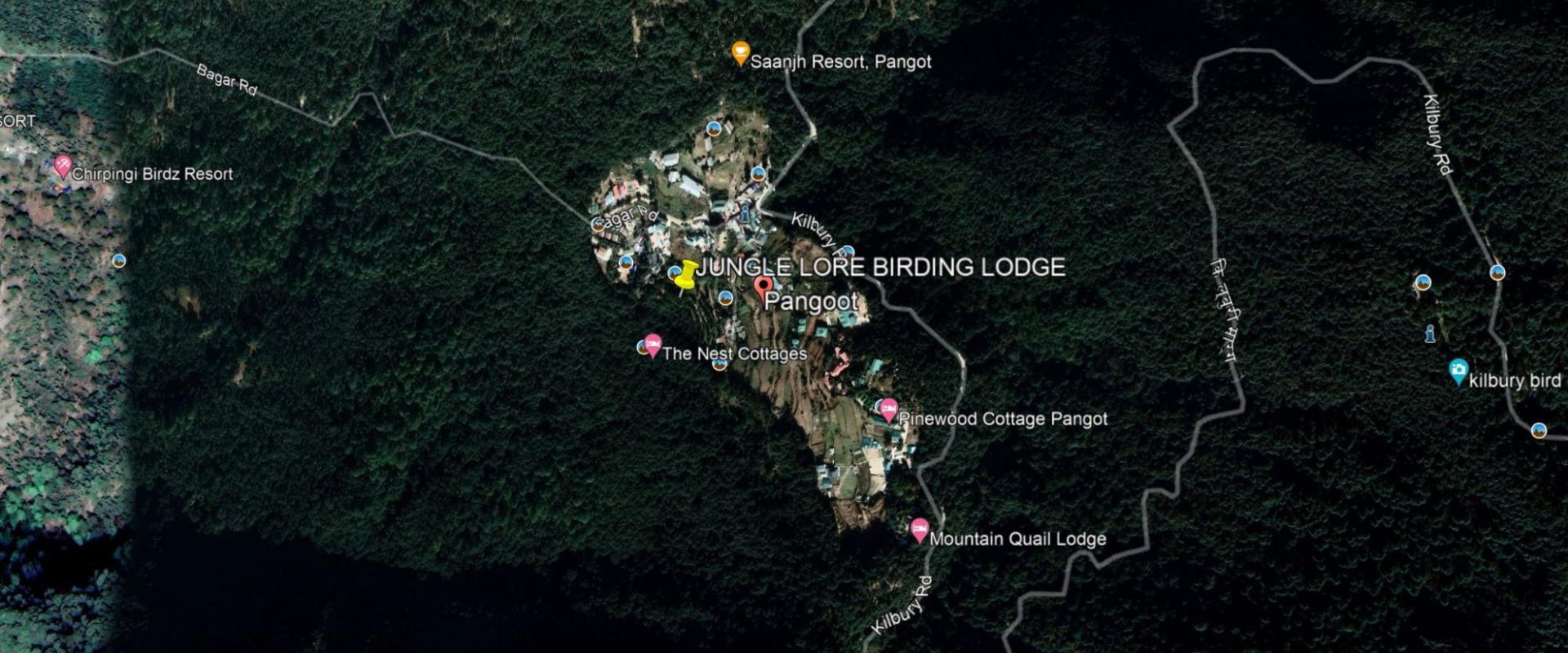 Jungle Lore Birding Lodge Location